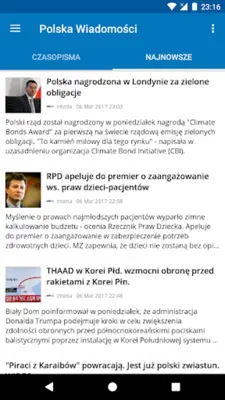 Poland News (Aktualności) android App screenshot 17