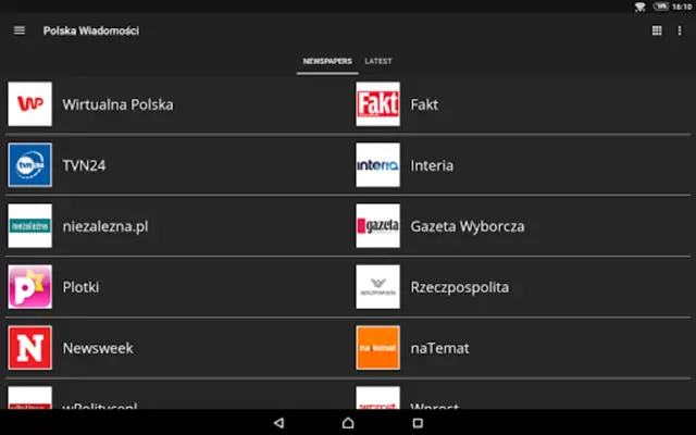 Poland News (Aktualności) android App screenshot 3