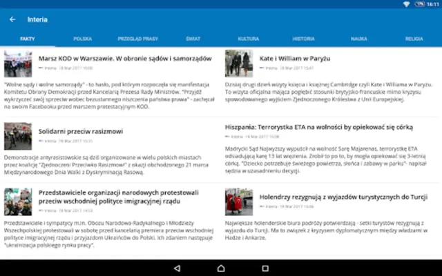 Poland News (Aktualności) android App screenshot 6